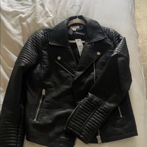 NWT Topshop leather jacket